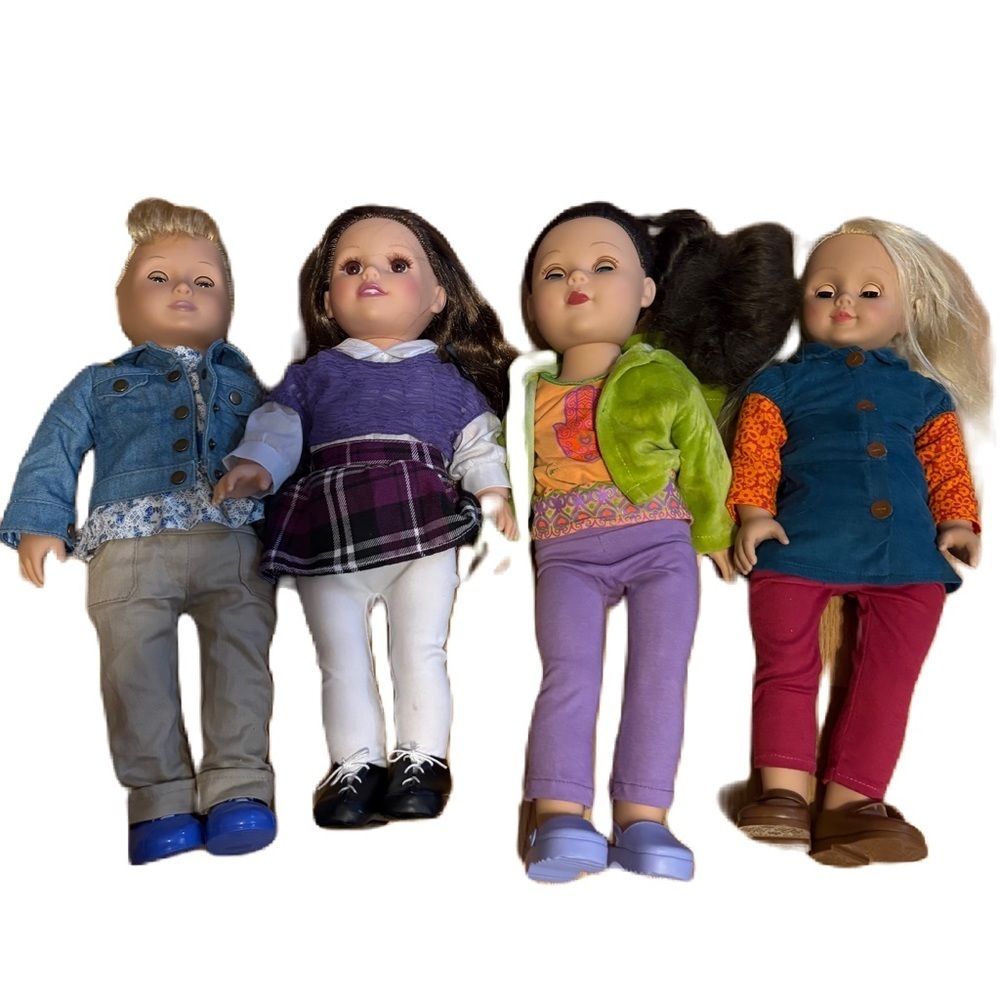 Madame Alexander & Other 18” Doll Bundle Chloe Lot Fully Clothed